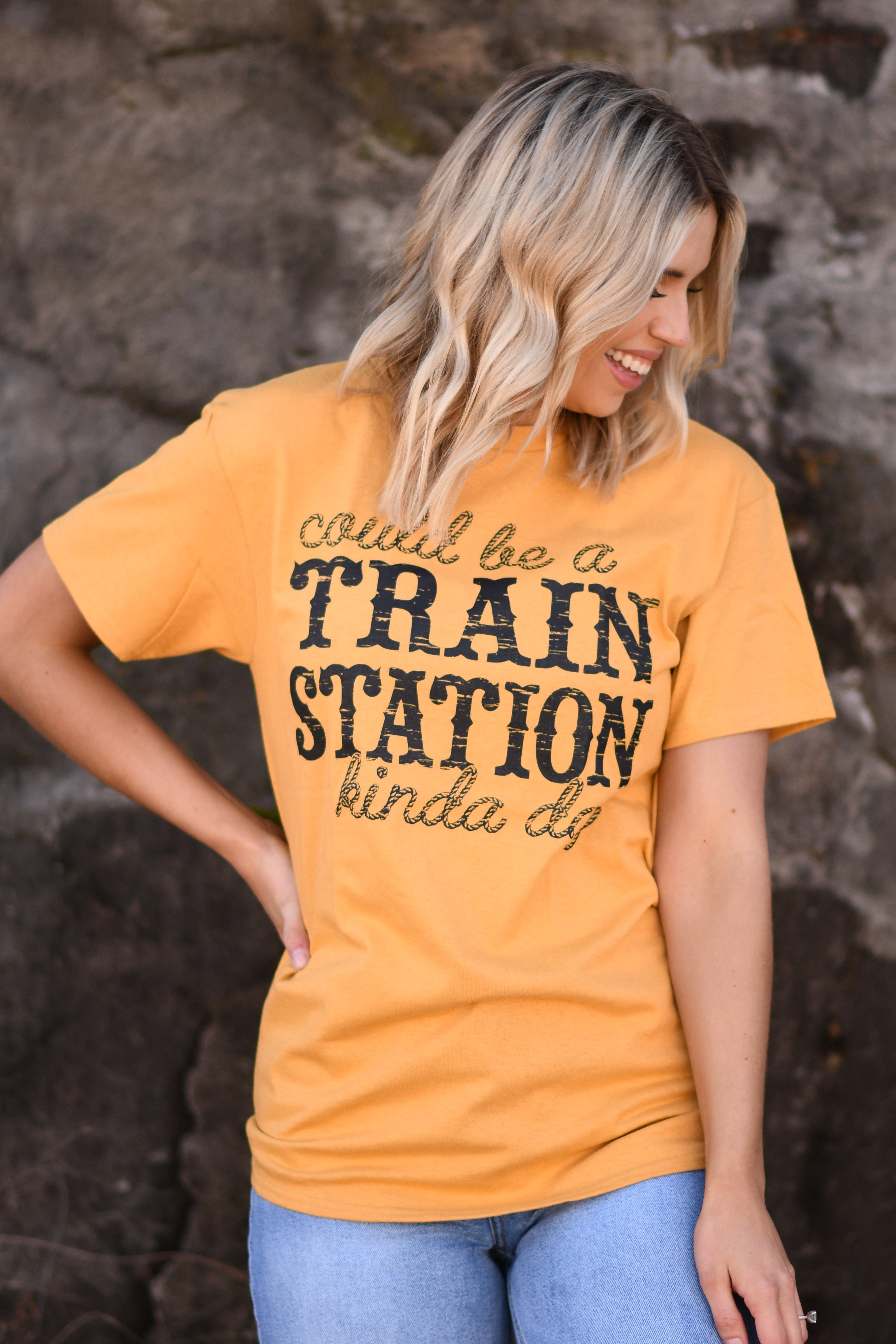 Train Station Kind of Day Tee